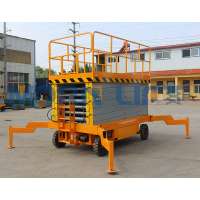 6m Mobile scissor lift electric hydraulic scissor lift with four wheels