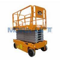 10m factory supplied electric self propelled scissor lift for sale