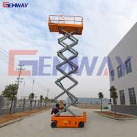 Electric self propelled scissor lift platform diesel for sale