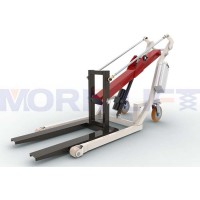 Electric Stacker Truck Pallet Lift Stacker Capacity300kg/500kg Full Electric Forklift in Warehouse