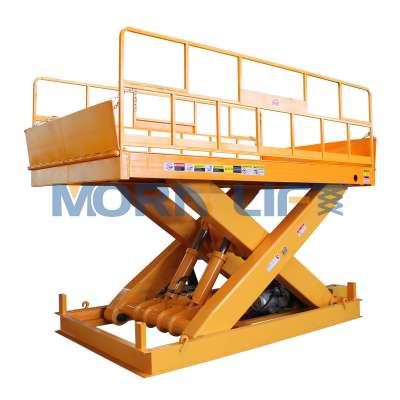 10 ton heavy duty scissor car lift platform for warehouse