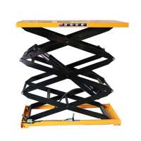 Heavy duty mini scissor lift with safety bellow fixed hydraulic scissor lift table