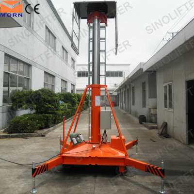 12m single mast work platform