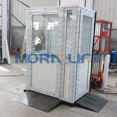 Morn Brand 4m height hydraulic vertical small home elevator