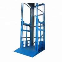 small load hydraulic mezzanine platform lift netting industrial