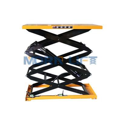 Light weight electric hydraulic scissor lift 2500 kg on the floor