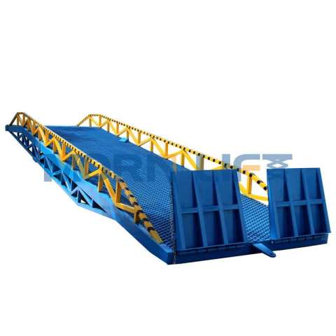 8 ton electrical car ramp for container loading for forklift use